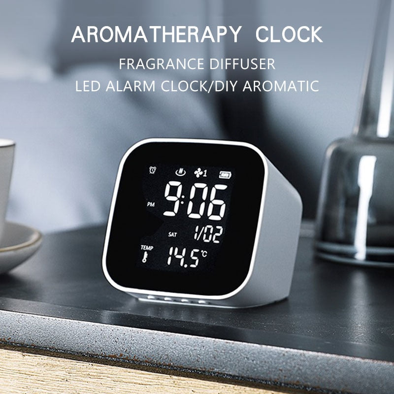 Compre Despertar Smart Despertador Reloj Digital De Madera Led De