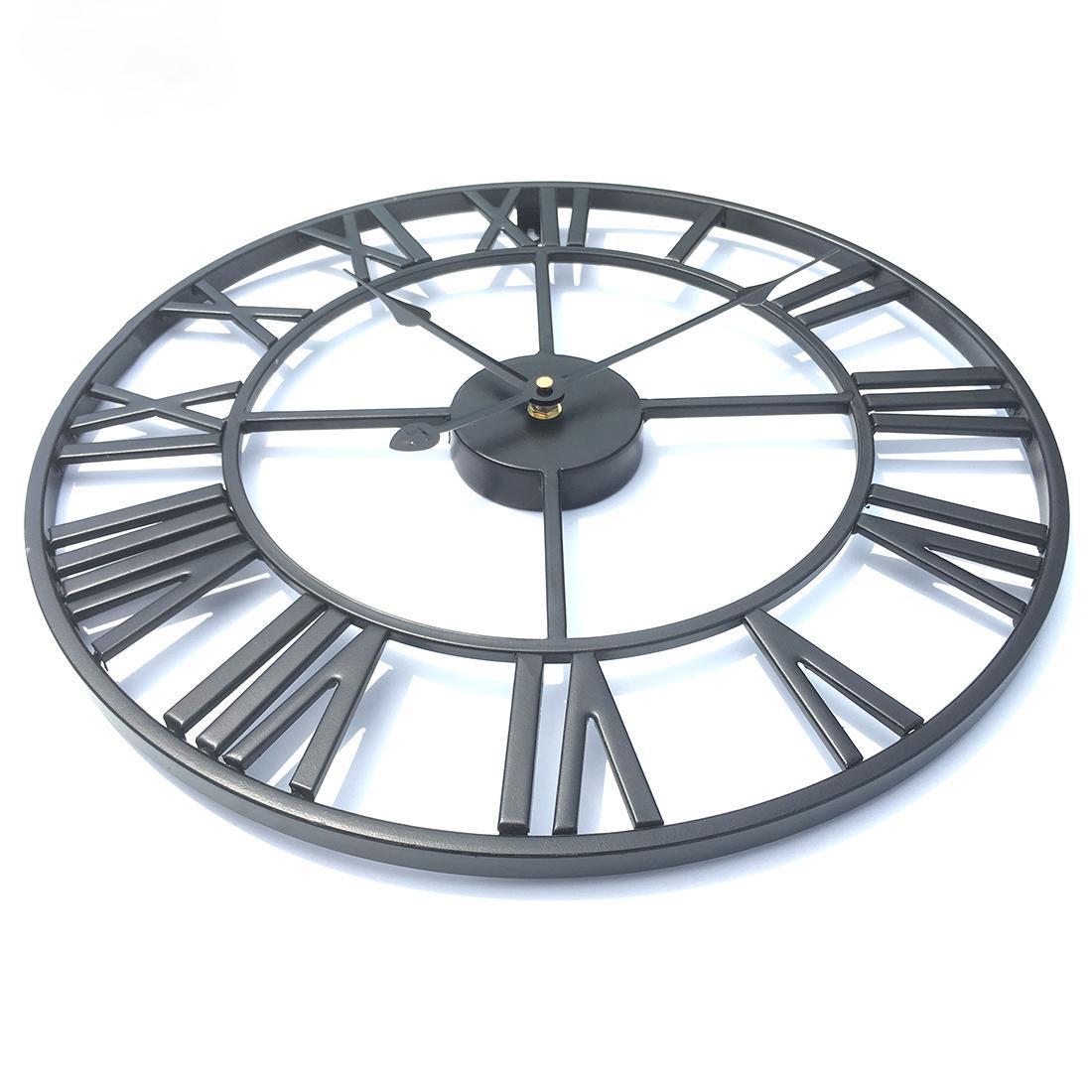 Relojes de Pared Estilo Industrial Reloj Pared de Metal Mecanismo De Vista  2780201496250