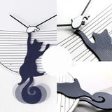 Reloj de Pared Gato <br/> Mueve Cola