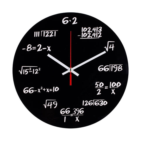 Reloj de Pared Matematico