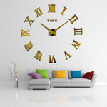 Reloj de Pared Adhesivo <br/> Numeros Romano