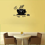 Reloj de Pared Taza de Cafe