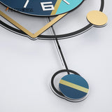 Reloj de Pared Decorativo <br/> Azul Artístico