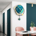 Reloj de Pared Decorativo <br/> Azul Artístico